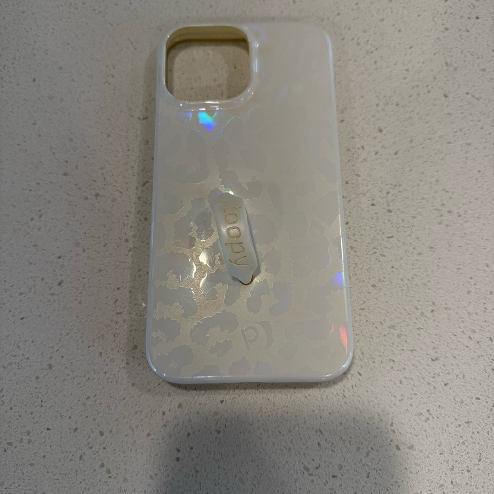 iPhone 13 Pro Max Loopy Case in Iridescent Leopard